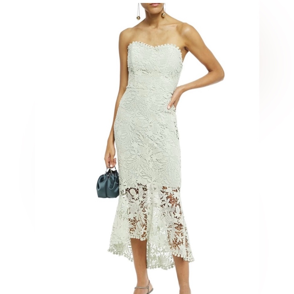 NWT Beautiful Maria Lucia Hohan strapless dress 
Fr 42/US10 minty green